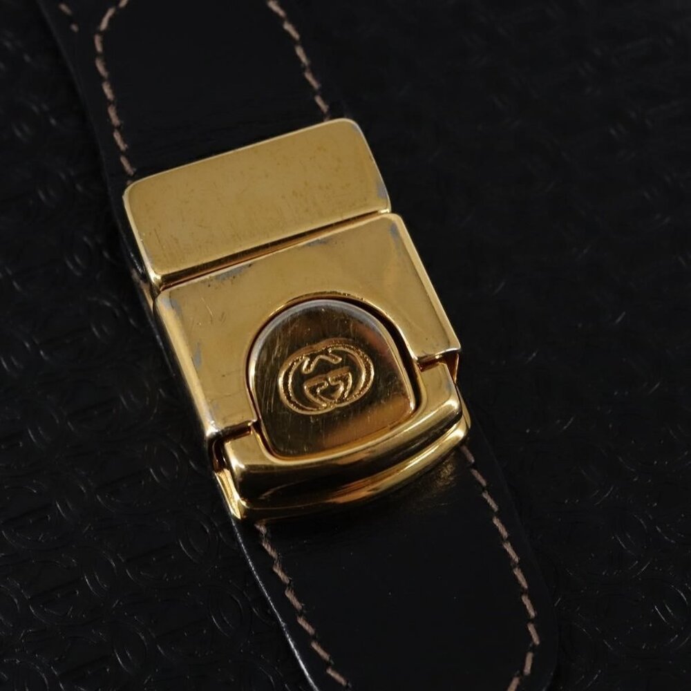 Authentic Gucci Interlocking Shoulder Bag Leather… - image 6